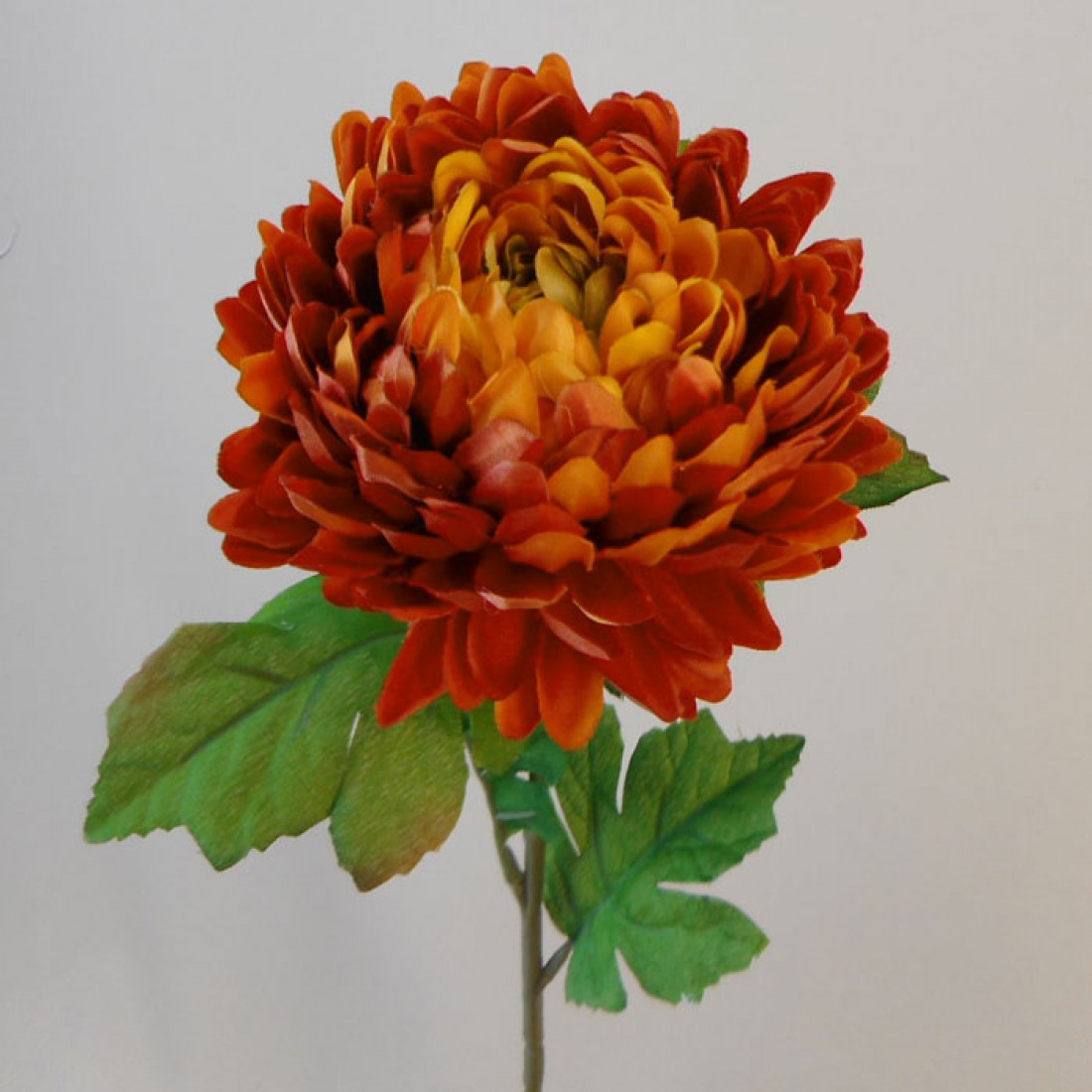 Artificial Chrysanthemums Orange 57cm Artificial Flowers